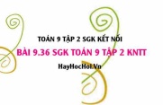 Bài 9.36 SGK Toán 9 tập 2 Kết nối tri thức